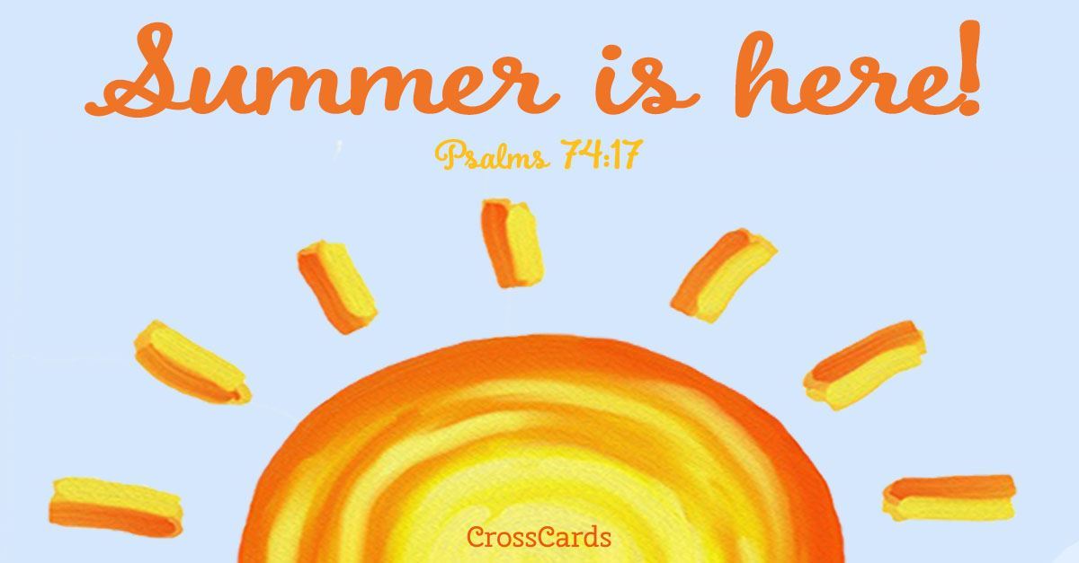 Summer sun ecard, online card