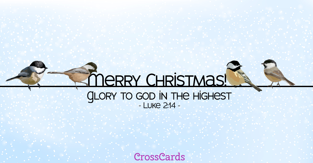 Merry Christmas Birds! ecard, online card