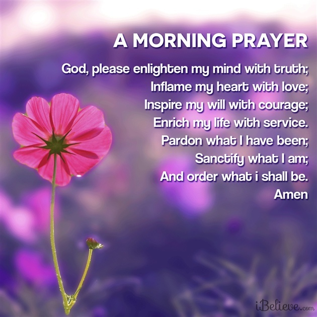 a morning prayer