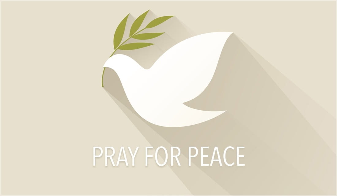 Pray For Peace ecard, online card