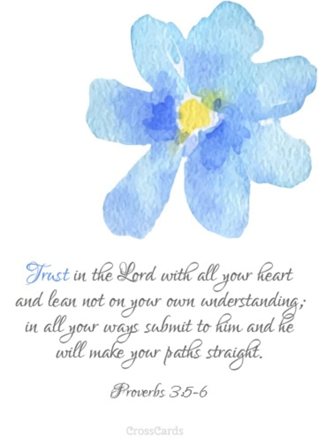 Trust in the Lord with All Your Heart - Printable