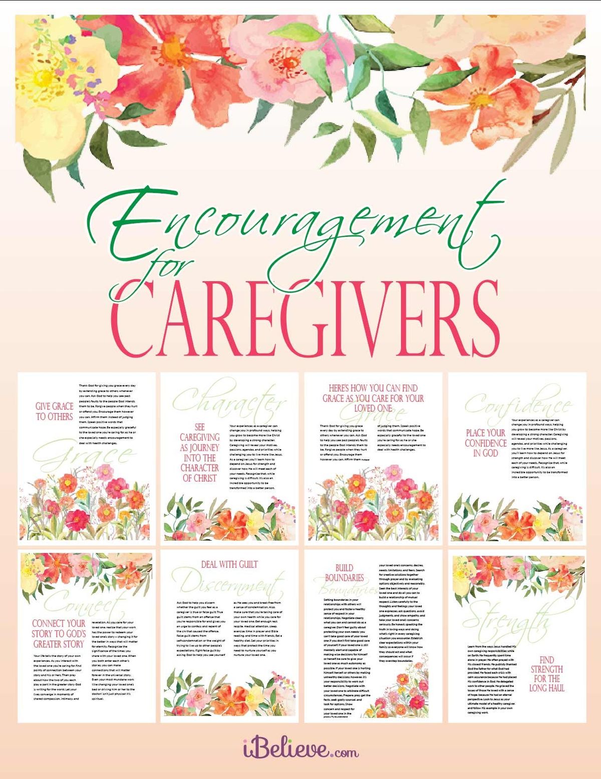 Encouragement for Caregivers 