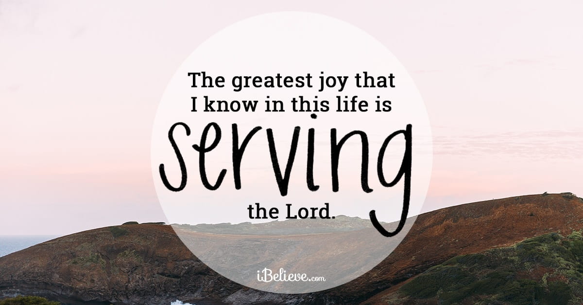 Quotes About Serving The Lord - Man Quote