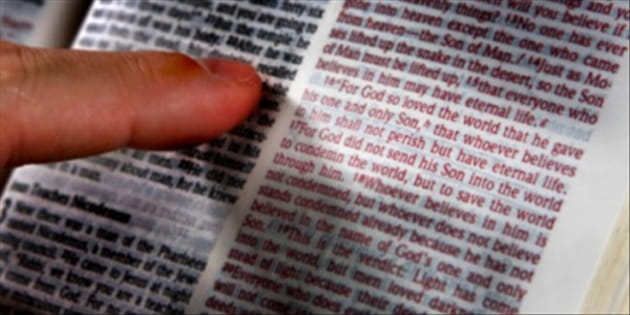 Never Read a Bible Verse