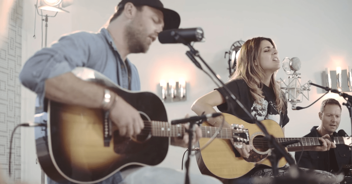 Acoustic Performance Of What A Beautiful Name By Hillsong Worship 