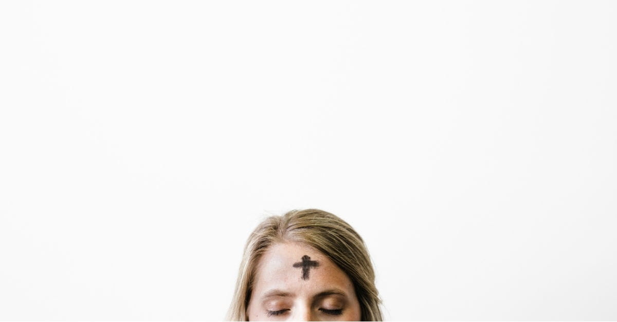 ash cross on forehead, ash wednesday lent fasting rules