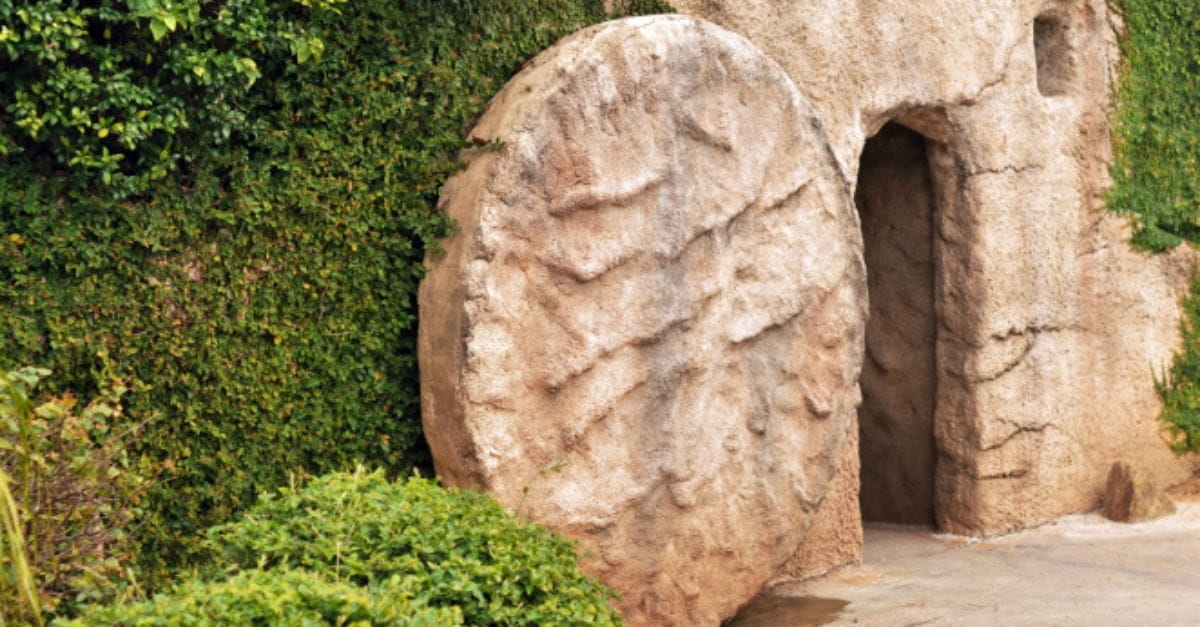 2. The tomb was empty on Easter.
