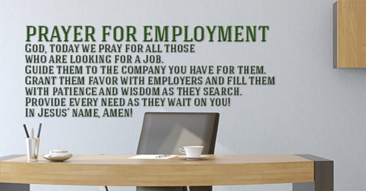 A Powerful Prayer for Employment & New Job