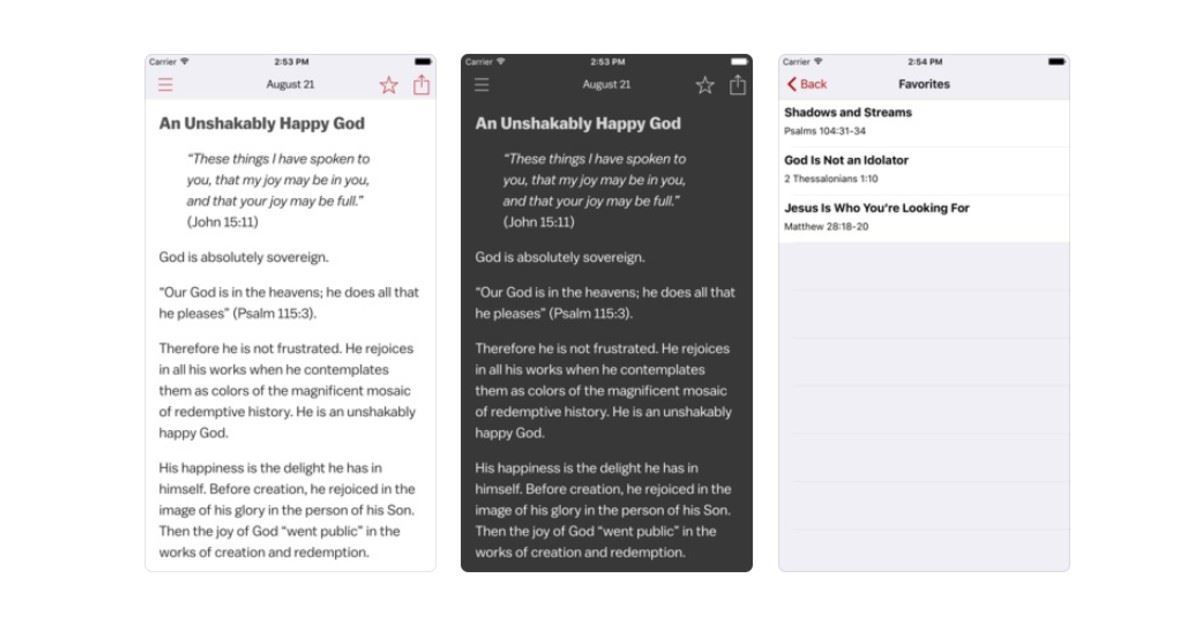 Solid Joys - John Piper Daily Devotional App