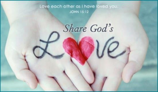 share god's love quotes