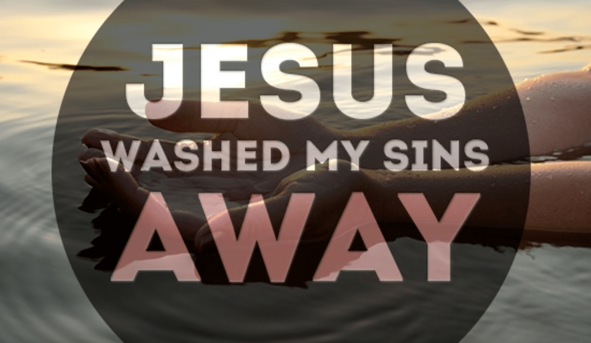 My sins are washed away - Psalm 51:2 - Seeds of Faith