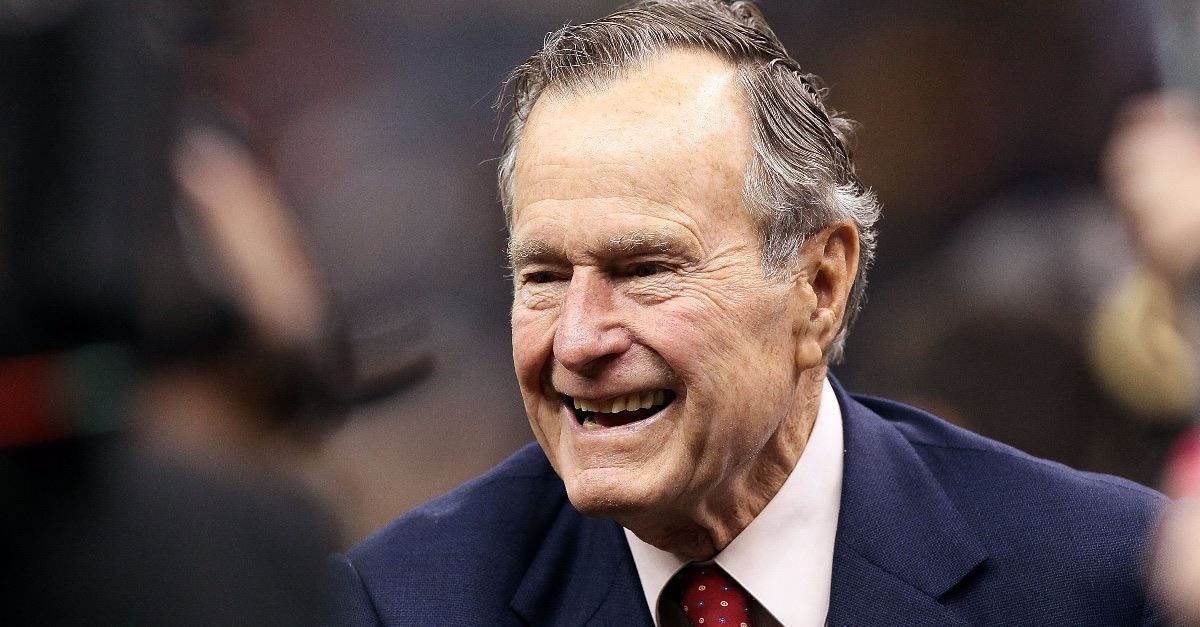headshot of George H.W. Bush