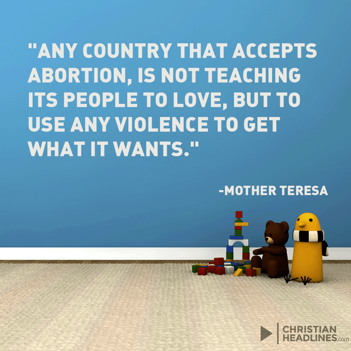 Mother Teresa on Abortion