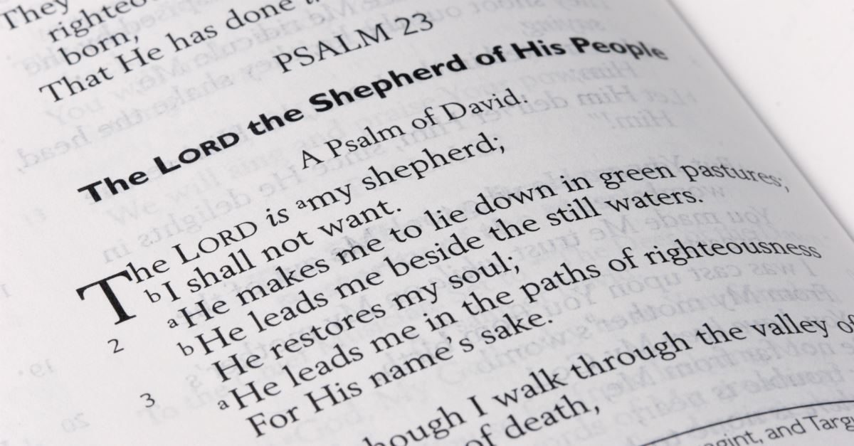 How Psalm 23 Talks About Self-Care