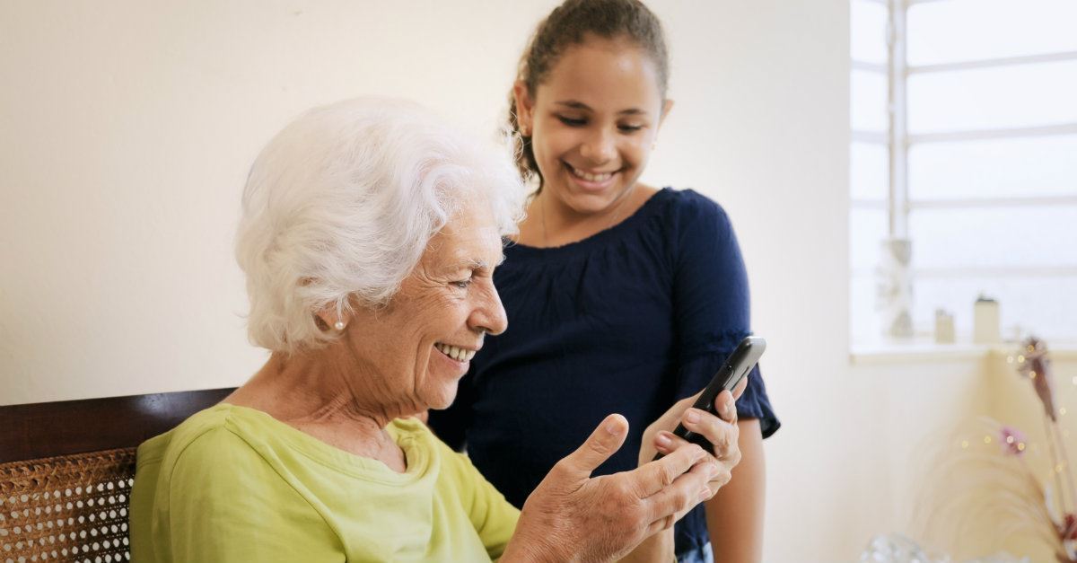 3. Embracing technology—let your grandchildren teach you. 