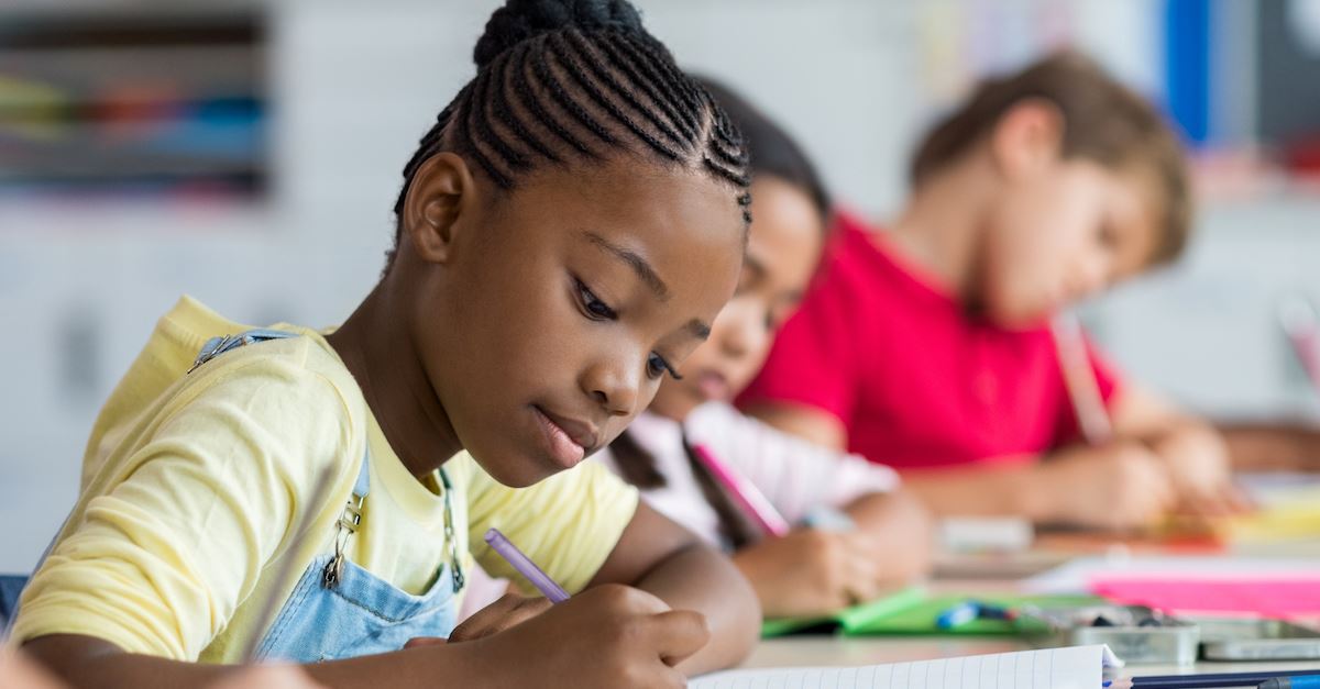 girl student studying in school, prayers for students