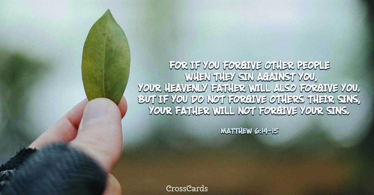 image of Matthew verse, Bible verses about forgiveness