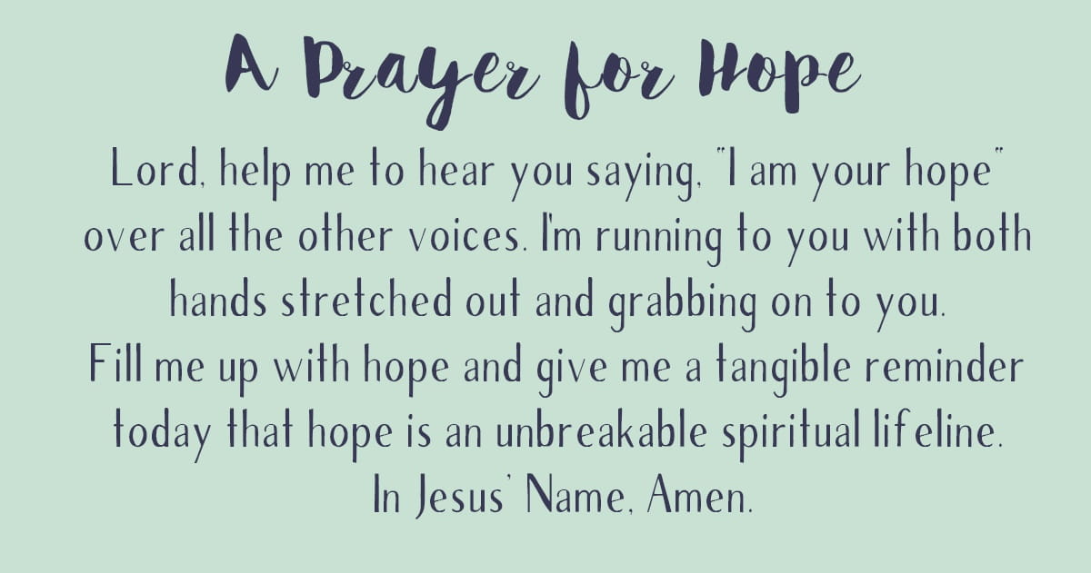 A Prayer For Hope - Find Strength Today