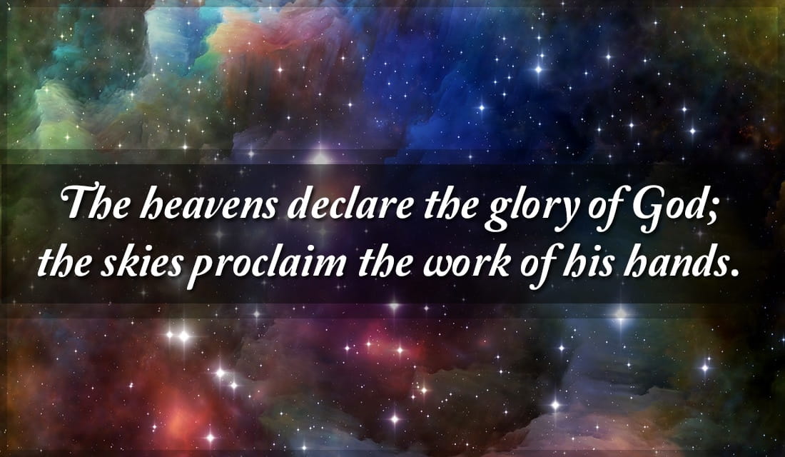 The heavens declare God's glory