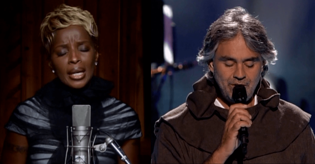 andrea bocelli what child is this with mary j blige