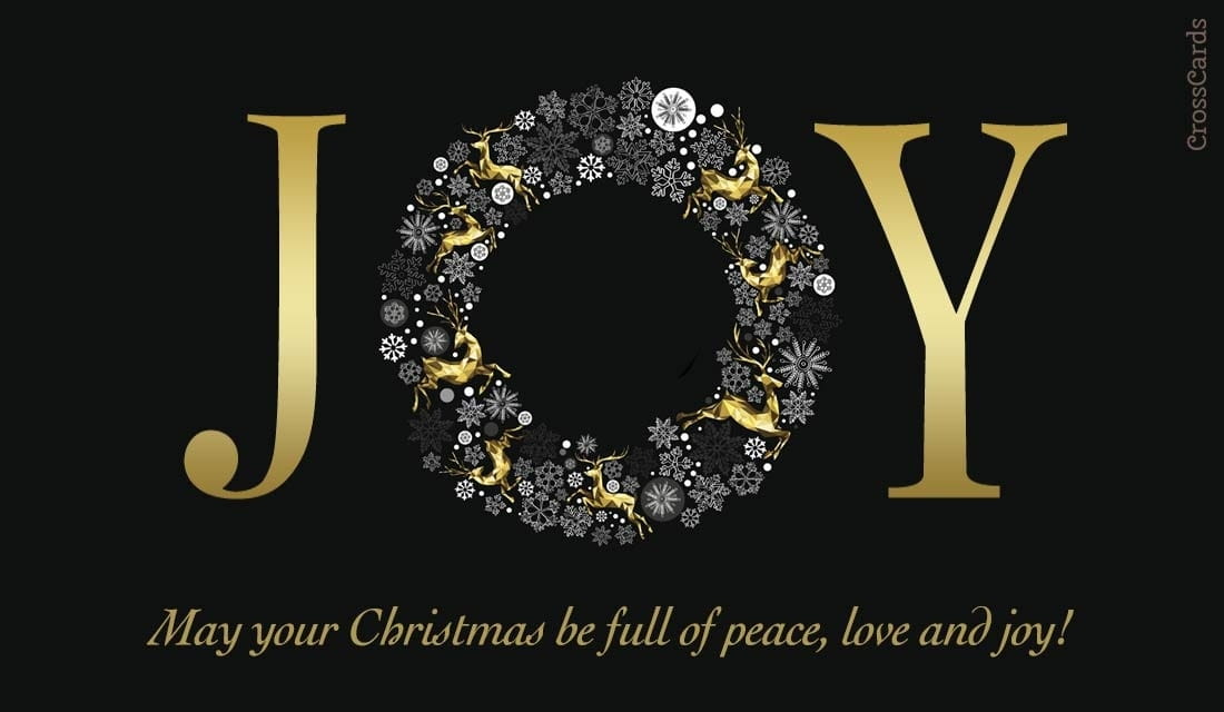 Christmas Joy ecard, online card