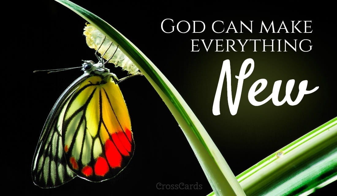 God Can Make Everything New ecard, online card