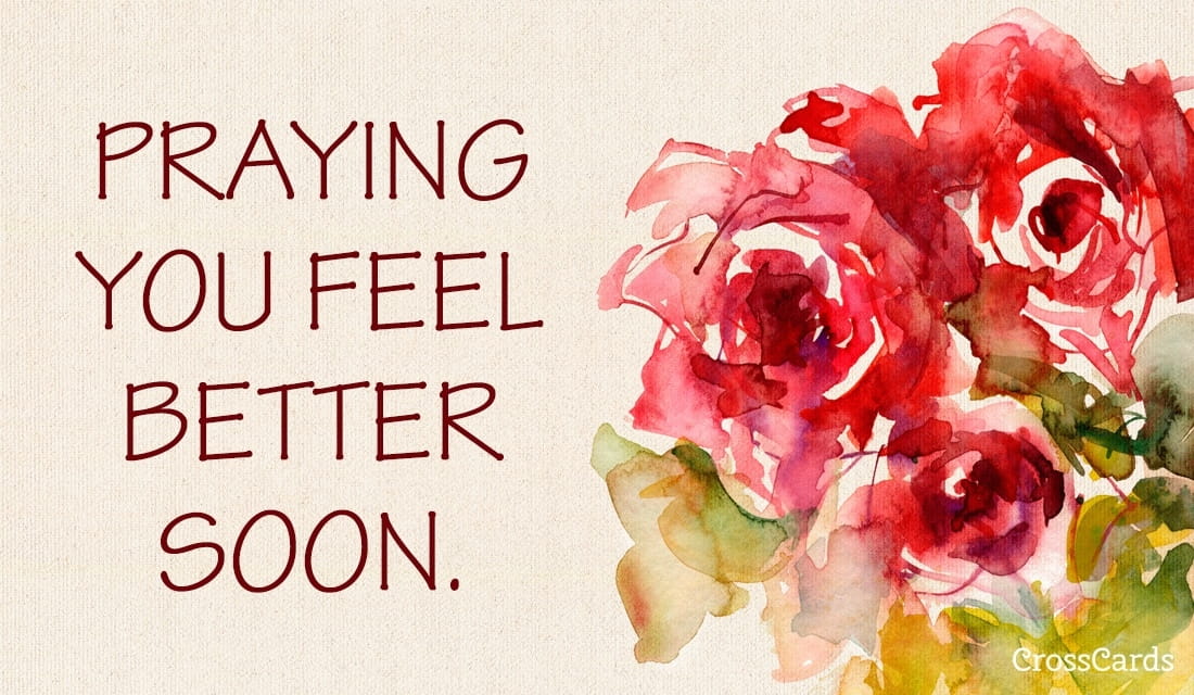 Praying You Feel Better Soon! ecard, online card