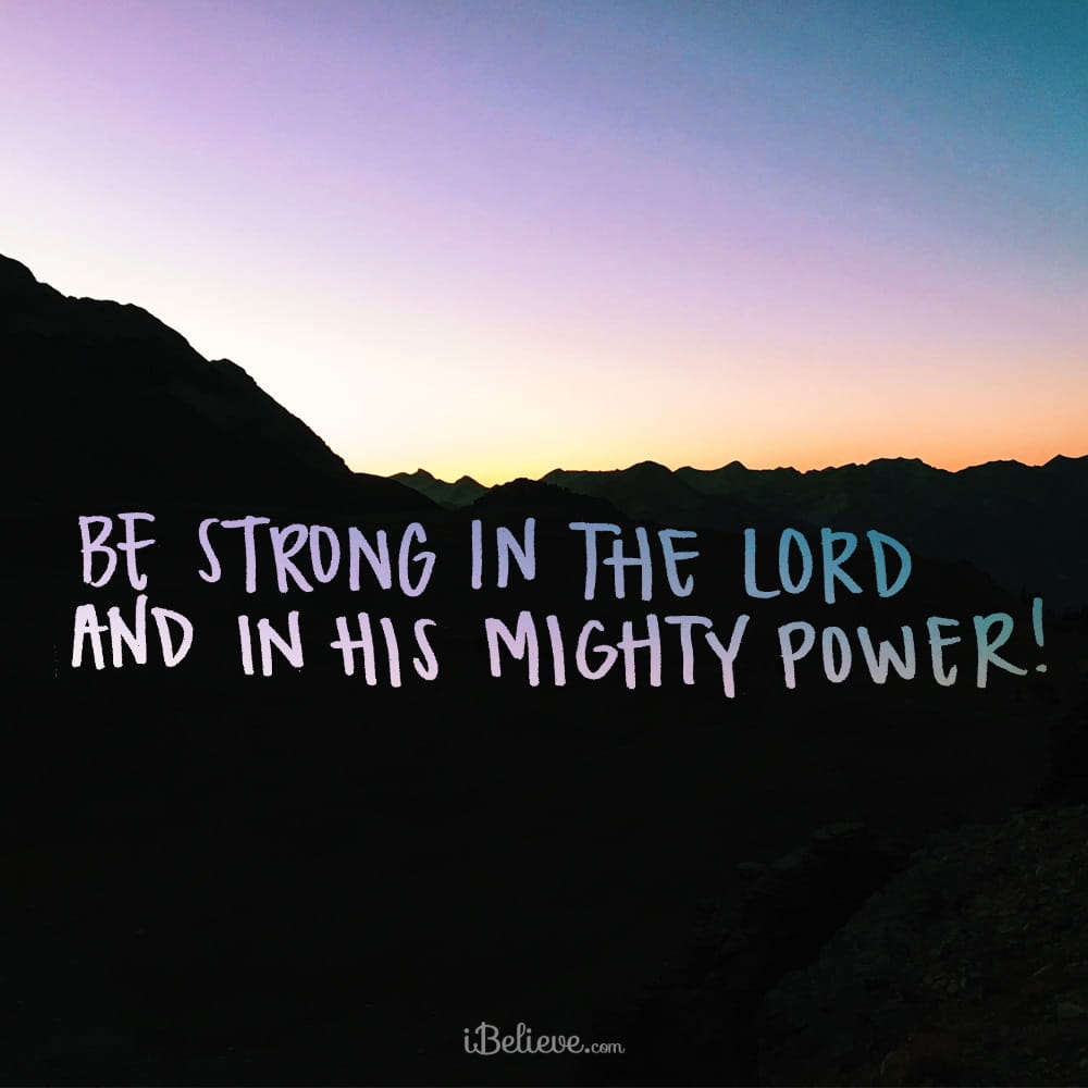 catholic bible verse about strength