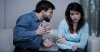 3. Blaming or making you responsible for his problems.