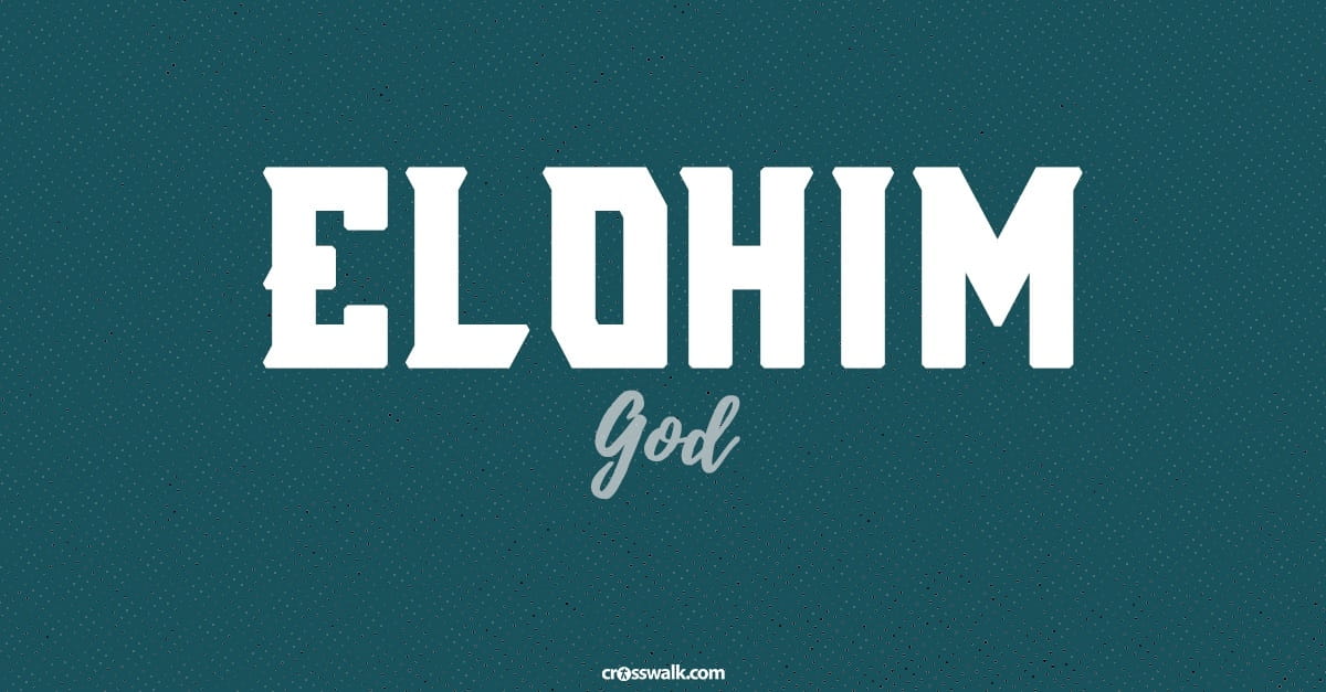 1. Elohim