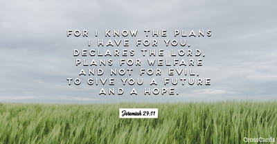 for i know the plans i have for you jeremiah 29 11