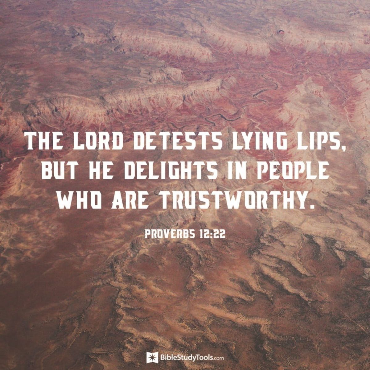 Your Daily Verse - Proverbs 12:22 - Inspirations