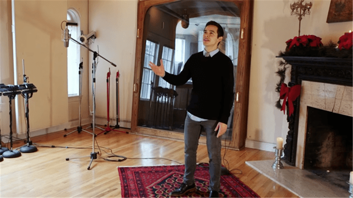 Emotional performance image related to The Prayer duet atmosphere