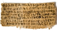 Scholars Say "Gospel of Jesus's Wife" Probably a Fake