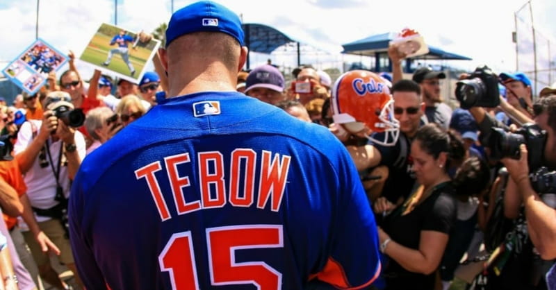 tim tebow mlb jersey