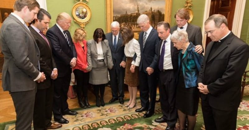 Image result for trump praying