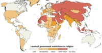 Study: Worldwide Downward Trend in Restrictions on Religion Reversed