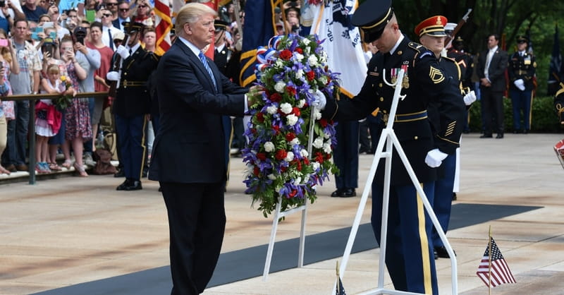 In Memorial Day Address, President Trump Calls Fallen Heroes ‘Angels Sent to Us by God’