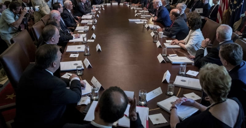 Cabinet Members Study Bible Together Weekly