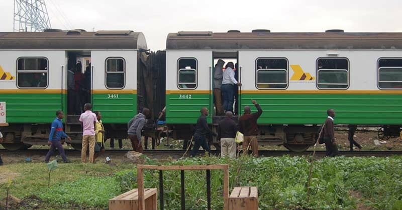 Commuting to Nairobi, the Train becomes a Church