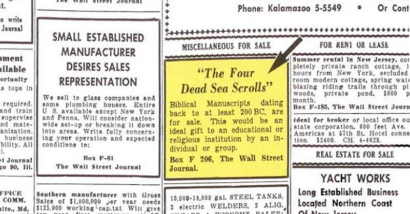 The Dead Sea Scrolls Discovery — Still Riveting after 70 Years