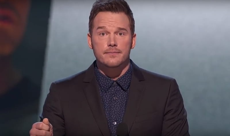 Chris Pratt raccoon