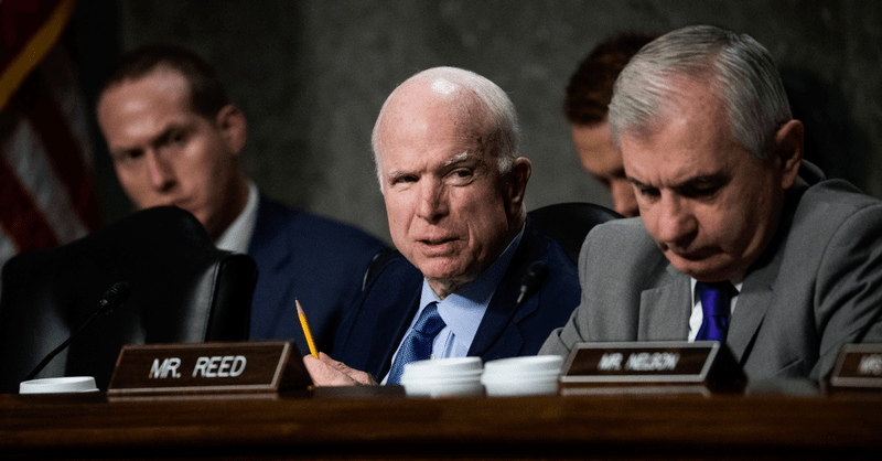 Arizona Senator John McCain discontinues medical treatment