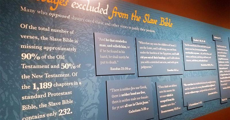 Museum Highlights ‘Slave Bible’ That Focuses on Servitude, Leaves Out Freedom