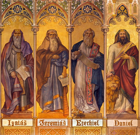 Four Great Prophets, St. Nicholas Church, Trnava, Slovakia. 