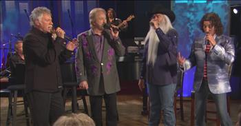 <p>Praise the Lord as The Oak Ridge Boys perform the classic hymn &lsquo;Where The Soul Never Dies.&rsquo; The song was written by William Matthew Golden, most likely during his 8-year stint in prison. Over a 100 years later, countless artists have put their own spin on the iconic tune including Ricky Skaggs and Willie Nelson.</p>

<p>The words remind us that there is hope in the Name of the Lord and we will all be reunited with our Father in Heaven, one glorious day.</p>

<p>&ldquo;To Canaan's land, I'm on my way<br />
Where the soul of man never dies<br />
My darkest night will turn to day<br />
Where the soul of man never dies&rdquo;</p>

<p>The Oak Ridge Boys are known for their unique blend of country music and gospel. This iconic group consists of Duane Allen singing lead vocals, Joe Bonsall singing tenor, William Lee Golden with his baritone voice, and Richard Sterban singing deep bass. They all joined the group at different times, but this particular lineup of men have been together since 1973.</p>

<p>Today, we&rsquo;re taking a look back at one of the group&rsquo;s classic performances as they belt out the iconic words to &lsquo;Where The Soul Never Dies.&rsquo;</p>

<p>&ldquo;No sad farewells (Dear friends there'll be no sad farewells)<br />
No tear dimmed eyes (There'll be no tear dimmed eyes.)<br />
Where all is love (Where all is peace and joy and love)<br />
And the soul never dies (And the soul of man never dies)&rdquo;</p>

<p><em><a href="https://www.godtube.com/bible/romans/10-9">Romans 10:9 </a>&ldquo;That if you shall confess with your mouth the Lord Jesus, and shall believe in your heart that God has raised him from the dead, you shall be saved.&rdquo;</em></p>
