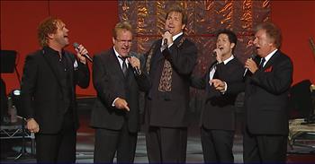 The Gaither Vocal Band shares a beautiful rendition of their classic song ‘Alpha And Omega.’ This live performance truly reminds us that God is the Master of the universe. His love and power reigns over us all.

“He is the Alpha and Omega
The Beginning and the End
The Son of God, King of Kings
Lord of Lords, He’s everything
Messiah, Jehovah, The Prince of Peace, is He
Son of Man, Seed of Abraham
Second Person in the Trinity.”

The Gaither Vocal Band is a popular all-male southern ensemble that has been sharing the Gospel through music for decades. The band name comes from the founder and leader, Bill Gaither, who is best known for writing countless hymns and worship favorites. 

Since 1981, this group has performed hundreds of beloved worship tunes and beautiful original songs all over the world. Altogether, The Gaither Vocal Band has released 29 albums. 

Today, they’re sharing a clip from their 2009 performance of ‘Alpha And Omega’ at the Majestic Theater in Texas. Just listen as they these stunning words of praise.

“He shall wipe away all tears from their eyes
There shall be no more death
Neither sorrow nor crying, and no more pain
The former things have all past away”

One day, all our pain will be erased and we will be reunited in Heaven. What a glorious day that will be!

Revelation 1:8 “I am the Alpha and the Omega,” says the Lord God, “who is and who was and who is to come, the Almighty.”
