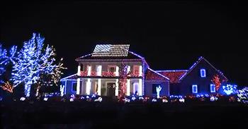 Patriotic Light Display Honors Our Fallen Soldiers - A Memorial Day Tribute
