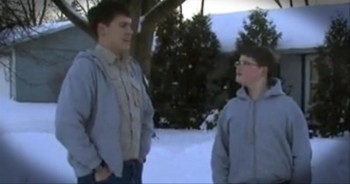 Three boys didn't procrastinate doing their chores one day. . .and it might have saved their neighbor's life!