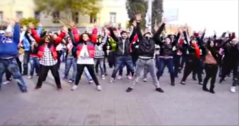 Walkers-by were SO SURPRISED when this youth group burst into spontaneous dance!  They're sharing the message of Christ's love in Armenia in such a unique way!